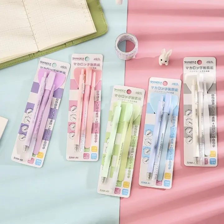 Kit De Herramientas Para Carpintería Y Manualidades 4pcs De Pincel De Pegamento Y Cuchillo Para Scrapbooking Suministros De Papelería Kawaii - 1