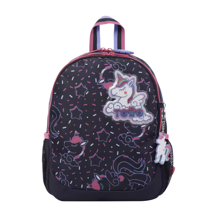 Totto Mochila escolar  Unipony S -Dimensiones:26 x 33 x 11 cm-Material:Poliéster - 1