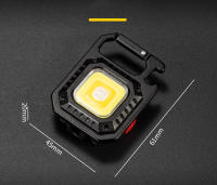 Linterna LED Mini Magnética Para Exteriores Y Camping 800 Luminosidades Recargable USB Con 7 Modos De Iluminación COB - details 11