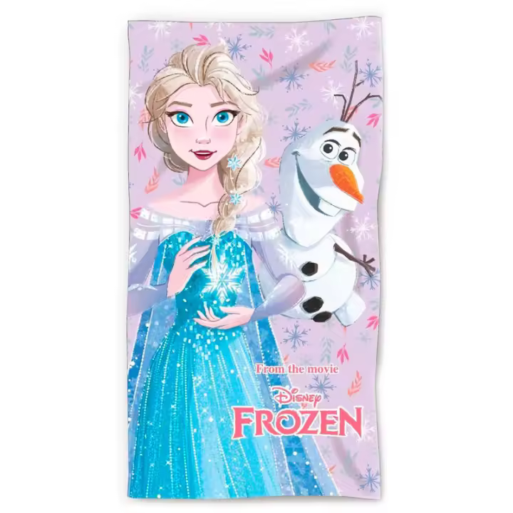 Disney Frozen Elsa & Olaf toalha de praia em algodão - 1