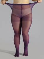 Conjunto De Medias Ultrafinas Y Elásticas De Talla Grande En Color Sólido Para Mujer Medias Transparentes Versátiles Y Adelgazantes - details 3