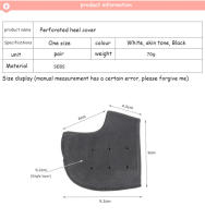 Protector De Talón De Silicona Gel Para Alivio Del Dolor De Fascitis Plantar Y Roturas De La Piel De Los Dedos Del Pie Almohadillas De Talón Cómodas Y Transpirables Para El Cuidado De Los Pies - details 1