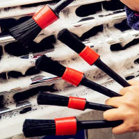 Kit De 6 Brochas De Limpieza Para Automóvil Set De Cepillos Para Detalles Internos Del Coche Ventanas Rines Y Accesorios - details 3