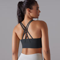 Sujetador Deportivo Para Mujer Alta Soporte Impacto Yoga Running Quick Dry Top Deporte Gimnasio Padded Bralette Sexy - details 23