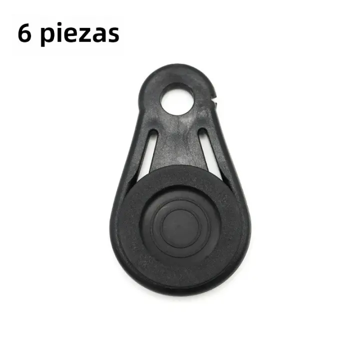 6pcs Clip De Tienda De Camping Al Aire Libre Montañismo Awning Sombra Pergola Fijado Clip De Correa Plástico Accesorios De Senderismo - 1
