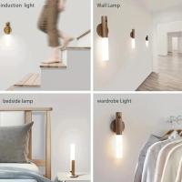 Luz Nocturna Inteligente Inducción Corporal LED Recargable Para Pasillo Armario Pared Baño Toilette Luz De Inducción Doméstica - details 2