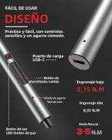 Set De Destornilladores Eléctricos De Precisión 75 En 1 3.7V Con Luz LED Y 71 Piezas De Destornilladores Magnéticos Herramientas Profesionales Para Reparación DIY - details 7
