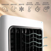 Ventilador de Techo con Luz OStarkDom 68W LED, Motor AC Silencioso, 3 Velocidades, Mando a Distancia, Función Verano/Invierno, IP20, 3 Años de Garantía - Blanco 55cm OstarkDom-leduni - details 11