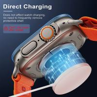 Protector De Pantalla De Vidrio Templado Para Apple Watch Ultra 49mm Anti-Arañazos HD Con Bumper Metálico Cubierta Completa Para Reloj IWatch Ultra 49mm - details 2