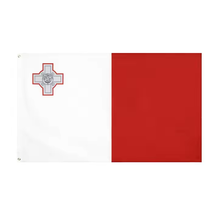Bandera De Malta 90x150 Cm Bandera Interior Exterior Decoración Hogar Poliéster Banner Impreso Super-Tex Uso Decorativo - 1