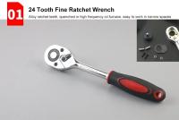 Kit De Herramientas De Reparación De Coche 46 Piezas Juego De Destornilladores De 1/4 Pulgada Llave De Fijación Torque Wrench Conjunto De Reparación Automotriz Herramienta Mecánica - details 10