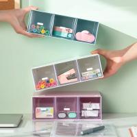 Organizador De Escritorio Transparente Caja De Almacenamiento Plegable Para Maquillaje Té Bolsas De Café Y Suministros De Oficina - details 0