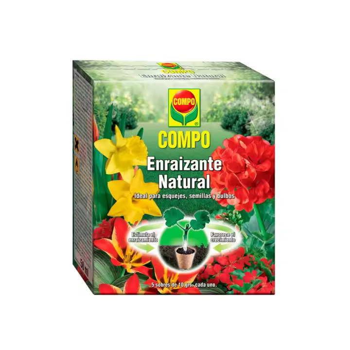 Enraizante natural para Plantas Abono Estimulador Raíces COMPO 50 gr - 1
