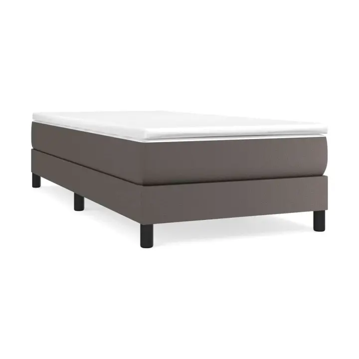 VidaXL Estructura de cama Houston cuero sintético - 1