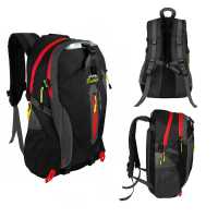 Ociodual Mochila Impermeable 30 Litros Negra GF80764 Multiples Bolsillos de Senderismo Acampada Montaña para Hombres Mujeres - details 2