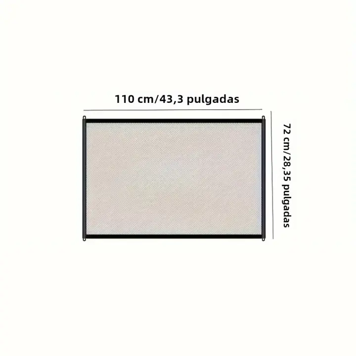 Red De Valla Para Perros Red De Barrotes Plegable Y Transpirable Protección Para Puertas Y Espacios Seguridad De Los Animales Producto Para Mascotas - 1
