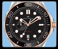 Reloj Mecánico WM Watch WellyMerck Para Hombres Resistente Al Agua Acero Inoxidable Cristal De Zafiro Miyota 8217 WM148 - details 2