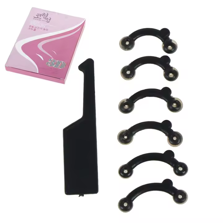 Set De 6 Piezas Herramienta De Masaje Para La Nariz 3 Tamaños Inclusivos Clip Corrector De Nariz Sin Dolor Kit De Herramientas Para El Rostro - 1