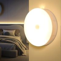 2pcs Luz De Noche Magnética Step Luz Recargable Por USB Con Sensor De Movimiento Inteligente 120° Amplio Rango De Sensación Cable De Carga Incluido - details 0