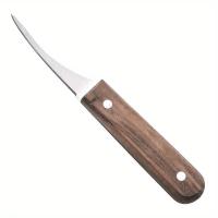Cuchillo Para Desvenar Camarones De Acero Inoxidable Con Cuchilla Afilada Y Mango De Madera Herramienta Esencial Para La Cocina Eco-amigable - details 6