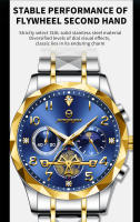 Reloj De Moda PENGAGAR Para Hombre Resistente Al Agua Con Luz Y Timer De Acero Inoxidable Movimiento De Cuarzo Reloj +Caja - details 4