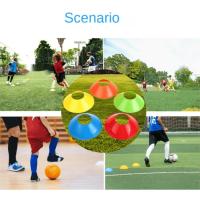 10/20/30pcs Conos De Entrenamiento De Fútbol Y Baloncesto Marcadores Resistentes a La Presión Discos De Entrenamiento Deportivos Para Exterior - details 10