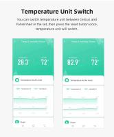 Sensor Inteligente De Temperatura Y Humedad ZigBee Tuya Para Interior Controlado Por Alexa Y Google Home Batería Incluida - details 9