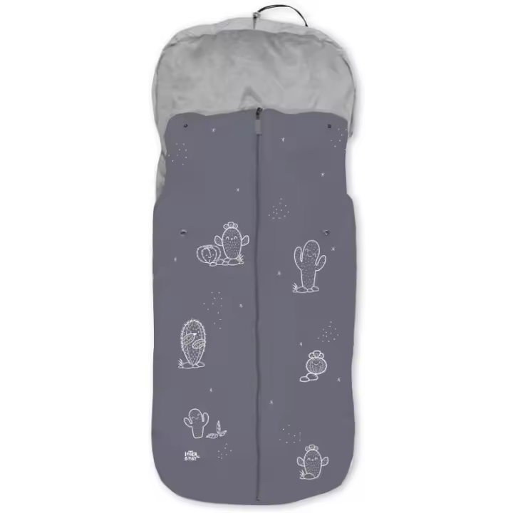 Saco Silla Paseo Universal Polar Transpirable Cactus  Gris Interbaby - 1
