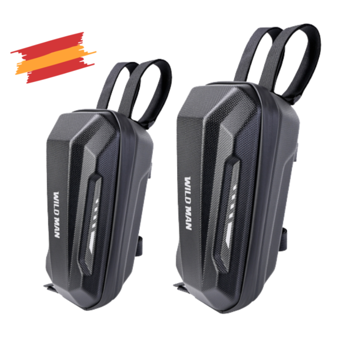 ✅Bolsa Mochila Delantera Impermeable Patinete Eléctrico Xiaomi M365 / Pro 2 / Essential / 1S / Mi Scooter 3 / 4 Pro / Smartgyro Speedway Rockway Crossover K2 / Dualtron Thunder / Cecotec Bongo Serie Z Serie A / Kaabo Mantis / Ninebot