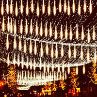 Luces De Hidraulicidad Solar LED Para Decoración De Fiestas Navideñas Y Bodas Al Aire Libre Cadena De Luces De Meteorito Showers Guirnalda De Farolillos Para Exterior - details 15
