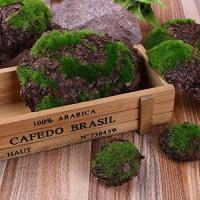 6 Pcs De Piedras De Moss Artificial Grandes Bolas Verdes Falsas Para Decoración De Jardín Arreglos Florales Y Plantas En Macetas (3 Tamaños) - details 2