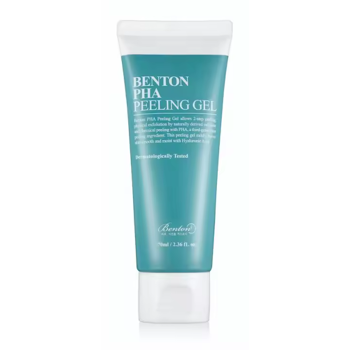 Benton - PHA PEELING GEL (70 ml) – Gel Vegano para Exfoliación suave, Ilumina Piel apagada y delicada - 1