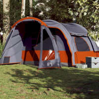 vidaXL Tienda de campaña familiar 6 personas impermeable Color Azul,  Verde,  Gris y naranja y mas - details 2
