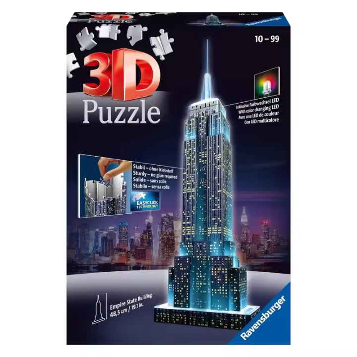 Puzzle 3D Empire State Building Night Edition 12566 1 RAVENSBURG - 1