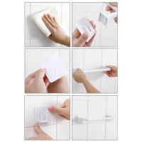 Barra De Toallas Autoadhesiva En Blanco Y Negro Opcional Soporte De Toallas Para Baño Y Cocina Antirrosa Herramienta Doméstica Sencilla - details 3