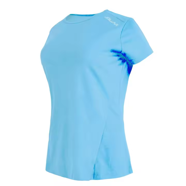Camiseta Joluvi RUNPLEX W, diseñada para mujeres activas, con tejido técnico transpirable y ajuste ergonómico que garantiza confort y rendimiento en cualquier tipo de entrenamiento. - 1