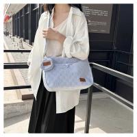 Nueva Bolso De Hombro Para Mujer Estilo Harajuku Diseñador Moda Tamaño Grande Capacidad Grande Estampado Solido Y Cuadros Bolso Transversal Para Estudiantes - details 7