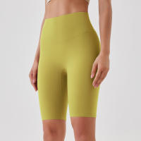Shorts De Yoga Para Mujer Cintura Alta Transpirables Suaves Y Tensos Leggings De Gimnasio Cortos De Ciclismo Deportivos - details 82