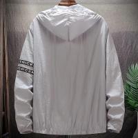 Chaqueta De Motorista Casual Para Hombre Verano Protección Solar Ultra Ligera Con Capucha Grande Chaqueta De Viento Resistente Talla Grande - details 4