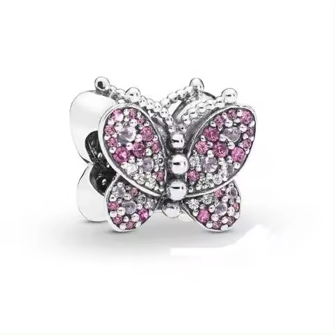 Charm Pandora Mariposa Rosa Deslumbrante 797882NCCMX - 1