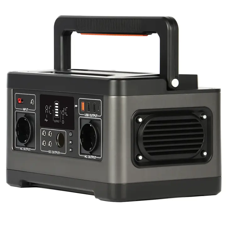 Flashfish P63 Estación de Energía Portátil kit supervivencia 72 horas, bateria externa de 520Wh/140400mAh Generador de luz Electrico Inverter Solar Portatil para Camping, Viajes , salida de CA de 500W, 5 salidas DC, 4 salidas USB grupo electrogeno - 1