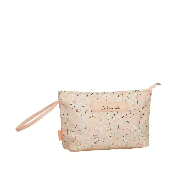 Neceser grande en color rosa Anekke Alma - Bolsa de aseo, cosméticos y maquillaje - Cierre de cremallera - Asa corta de mano - Ref. 40474-321 - Mide 30 x 19 x 11 cm - 1