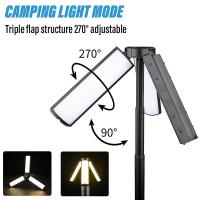 Linterna Plegable De Camping LED Recargable USB Con Soporte Base Lámpara Telescopica Portátil Para Exterior Y Tienda De Camping - details 3