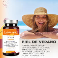 Solar Care Complex 360 - Cápsulas Bronceadoras Solares - Betacaroteno Acelerador Bronceado - Broncea, Protege y Prepara la Piel para la Exposición del Sol - 30 Cápsulas - Nutralie - details 0