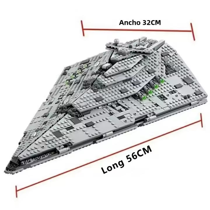 Nuevo Modelo De Barco Espacial Destruye Compatible Con Starship Juguetes DIY Para Niños Regalos De Cumpleaños 1457 Piezas - 1