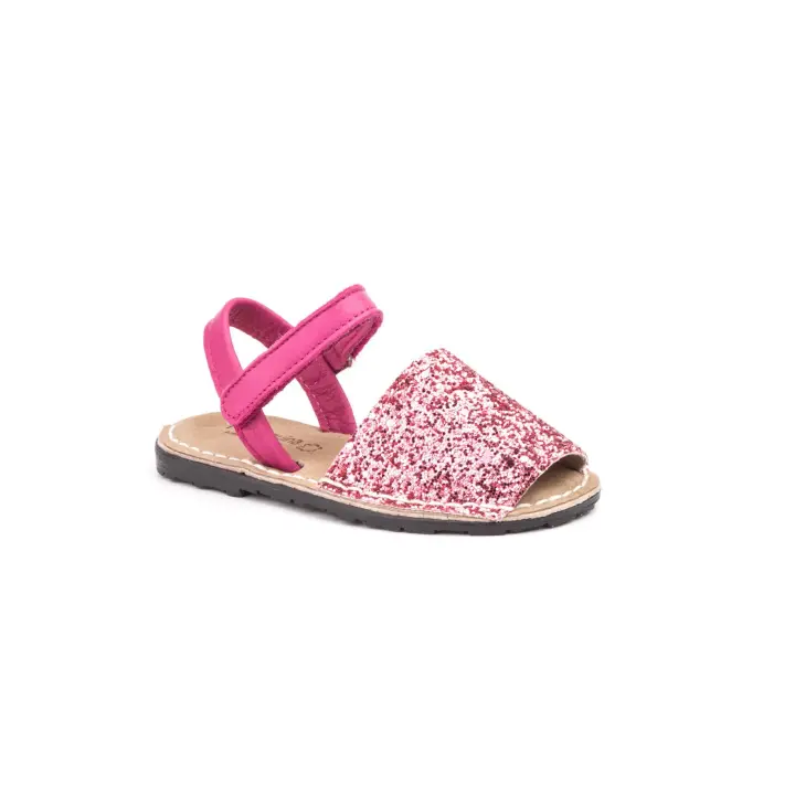 6701 Glitter Multi-Glitter plata-Glitter rosa-Glitter oro-piel azul-piel blanca-piel roja Hecho en España Avarcas Menorquinas Niña  Acolchadas Numeración: 20-35 Marca: JAM ACOLCHADA la planta para una mayor comodidad de los niños y niñas ideales verano - 1