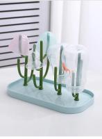 Nueva Estructura De Secado Para Botellas De Bebé En Colores Azul Y Rosa Rack De Almacenamiento Para Limpieza Y Secado De Botellas Infantiles - details 1