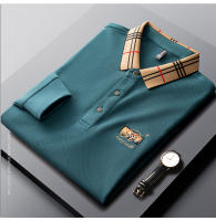Camisa Polo De Lujo Para Hombre Con Bordado Estilo Casual Primavera Otoño Cuello Redondo Manga Larga Moda Negocios Paul - details 10