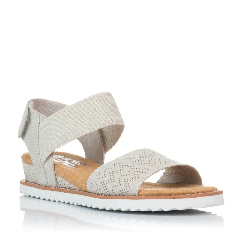 Cuñas SKECHERS 31440 Mujer Beige Sandalias de Cuña