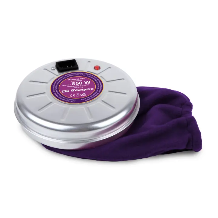 Orbegozo calienta camas CE 6000, sistema termo acumulador, incluye funda, en pocos minutos de encendido se consiguen varias horas de calor, 850 W - 1